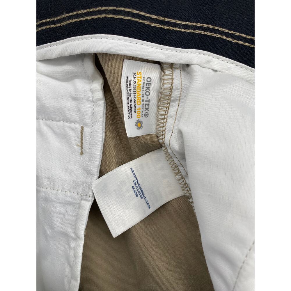 Lands’ End Khaki Chino Pants Women’s Size 16 Straight Leg Business Casual - Picture 7 of 8